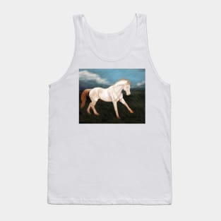 Perlino Quarter Horse Stallion Tank Top